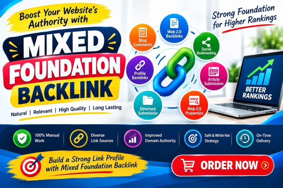 50 Mixed Foundation Backlinks on High-Quality Sites- A Strong Base for Hair Ranking