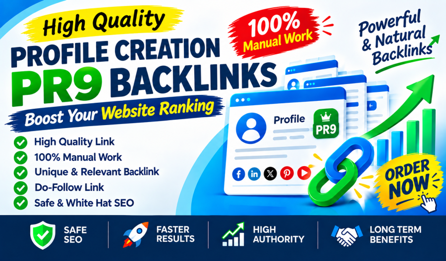 50 High Authority PR9 Do-Follow Strong Backlinks - KICK ASS TOP RESULTS
