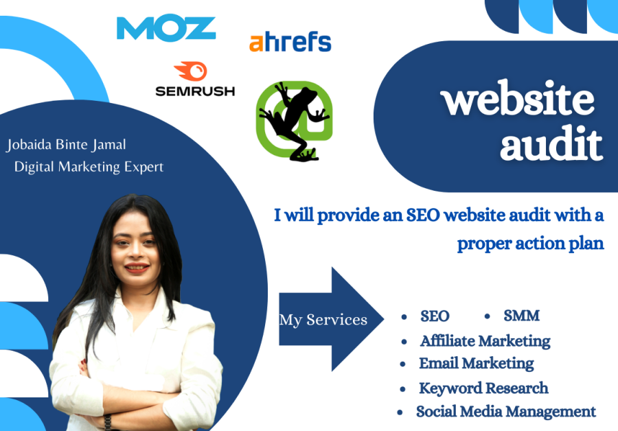 I will provide SEO Website Audit with a proper action plan to improve your website & business 
