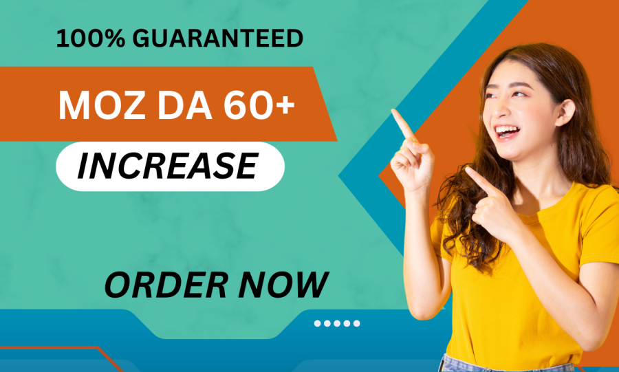 I will increase moz da, increase da, domain authority with SEO backlinks