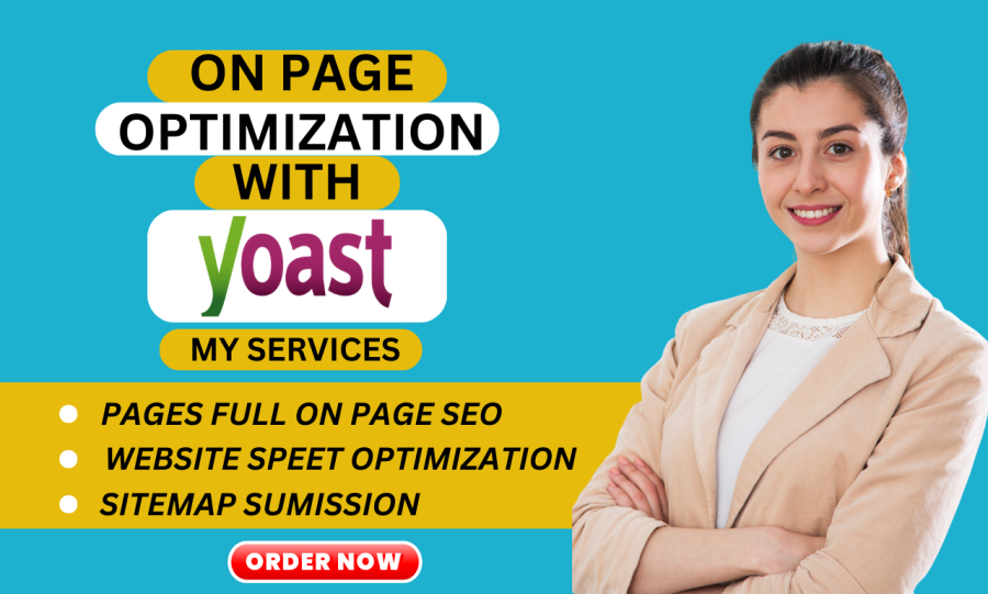 On page optimization with schema markup using wordpress yoast SEO