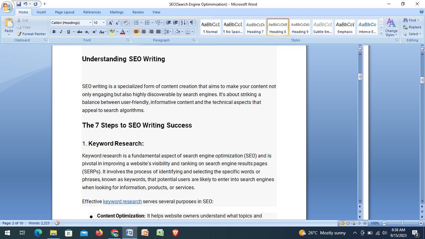 I will write 1500 words of unique and SEO optimized content or article & blogs for your website 