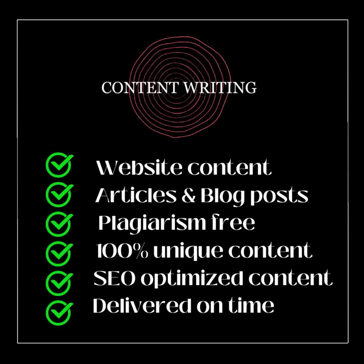 I will write 1500 words of unique and SEO optimized content or article & blogs for your website 