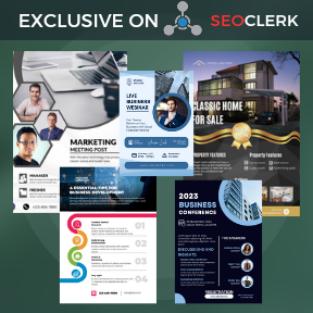 I will design professional flyers, brouchers, business cards, banners and social media ads 