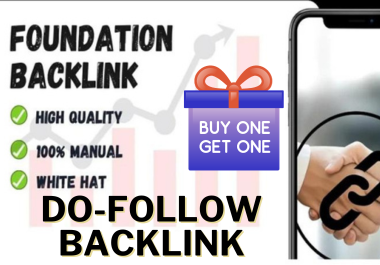 10K foundation backlinks: profile backlinks, social backlinks, forum backlinks.
