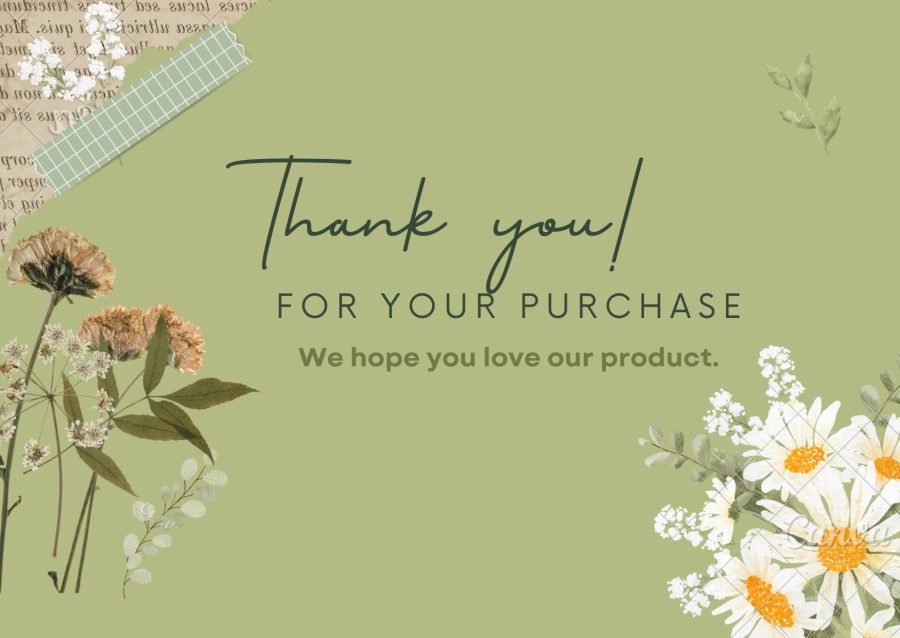 I will design awesome thank you and product insert card for you