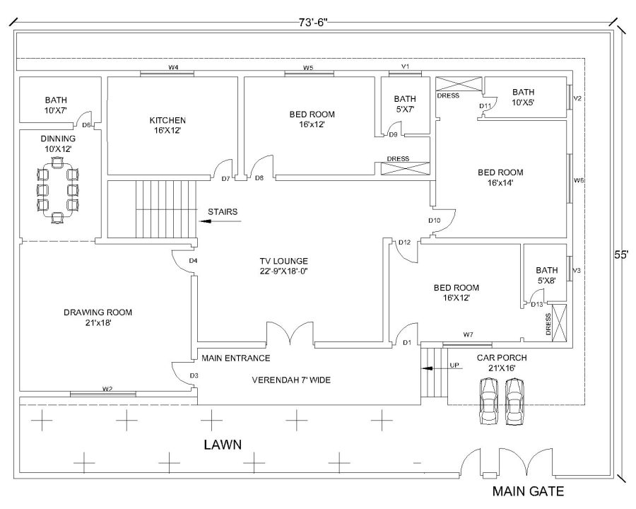 I will convert your hand drawn sketch to AutoCAD drawn plan