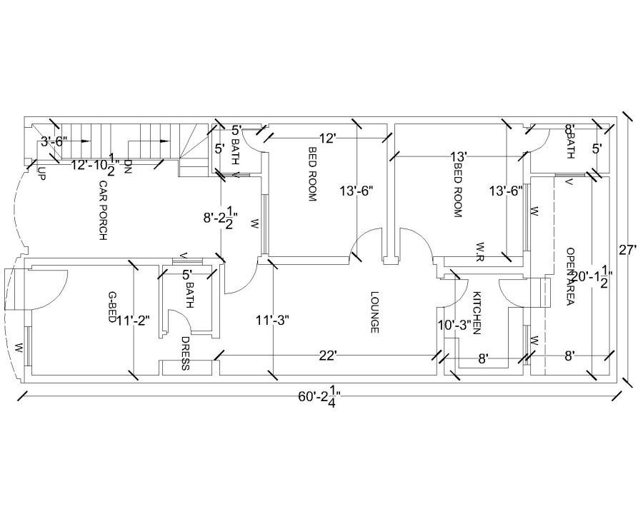 I will convert your hand drawn sketch to AutoCAD drawn plan