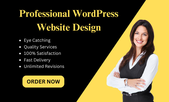 I will develop WordPress website design, business website