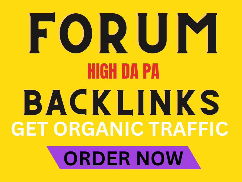  I will give you 70+ high quality forum posting SEO backlinks Websites