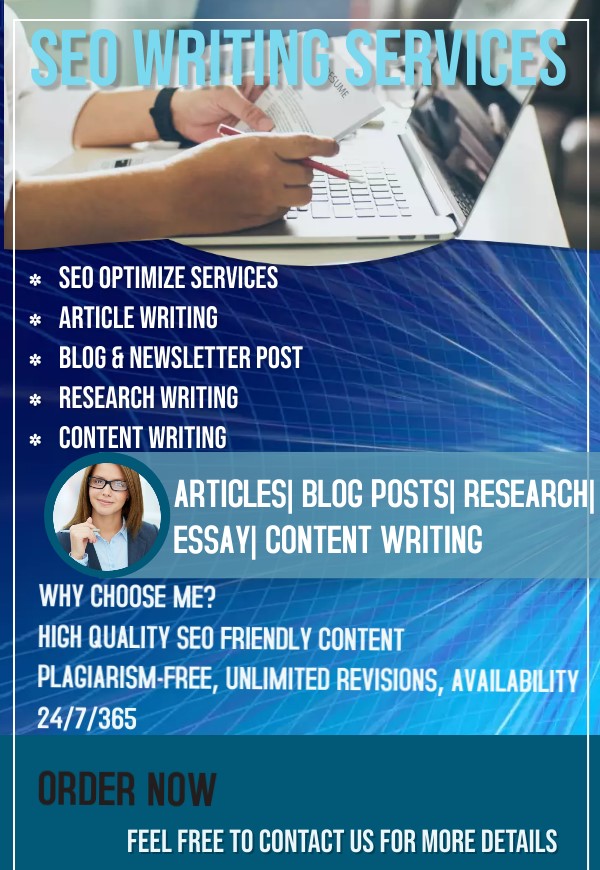 500 SEO Words Article| Blog Posts| Essays| Research Topic