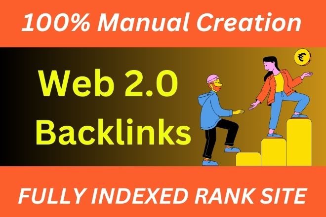 I will do100 web 2 0 white hat seo contextual backlinks .