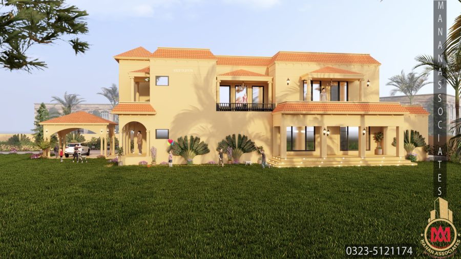 Front Elevation, Spanish elevation, Exterior Elevation Design, House Front 