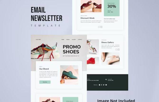 I will design getresponse, klaviyo shopify email marketing converting newsletter