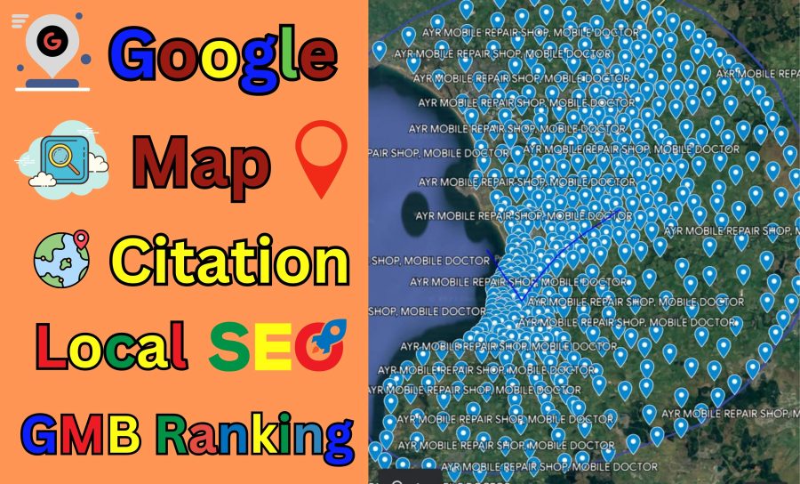 I will make 5000 google map citation for local Business