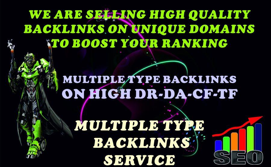 BOOST UP YOUR RANKING ON GOOGLE WITH MULTIPLE HIGH QUALITY BACKLINKS 