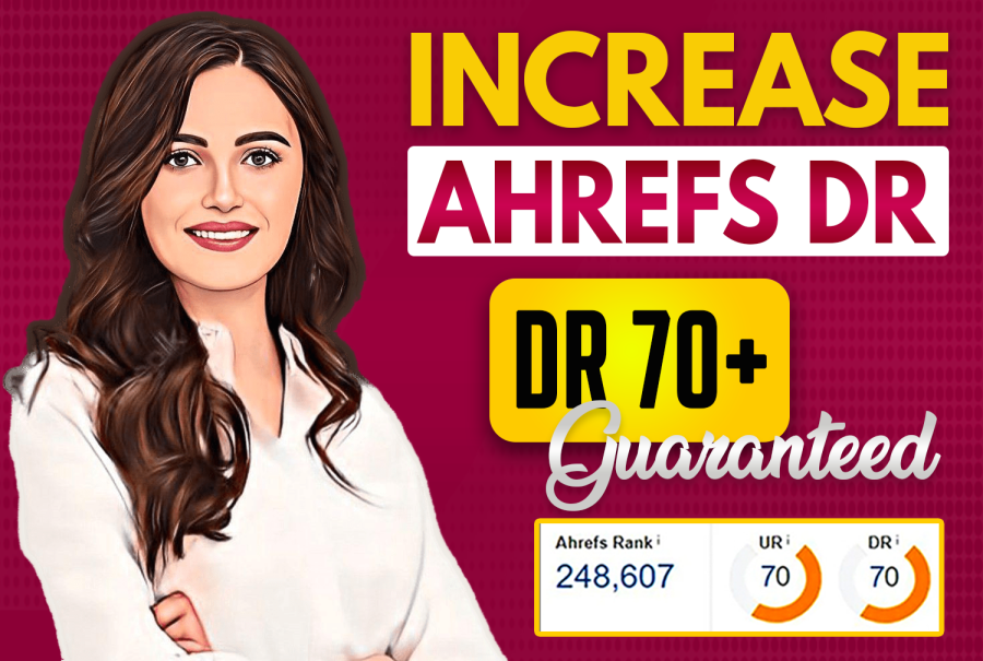 Increase your Site Domain Rating DR 0 to 70+ Superfast