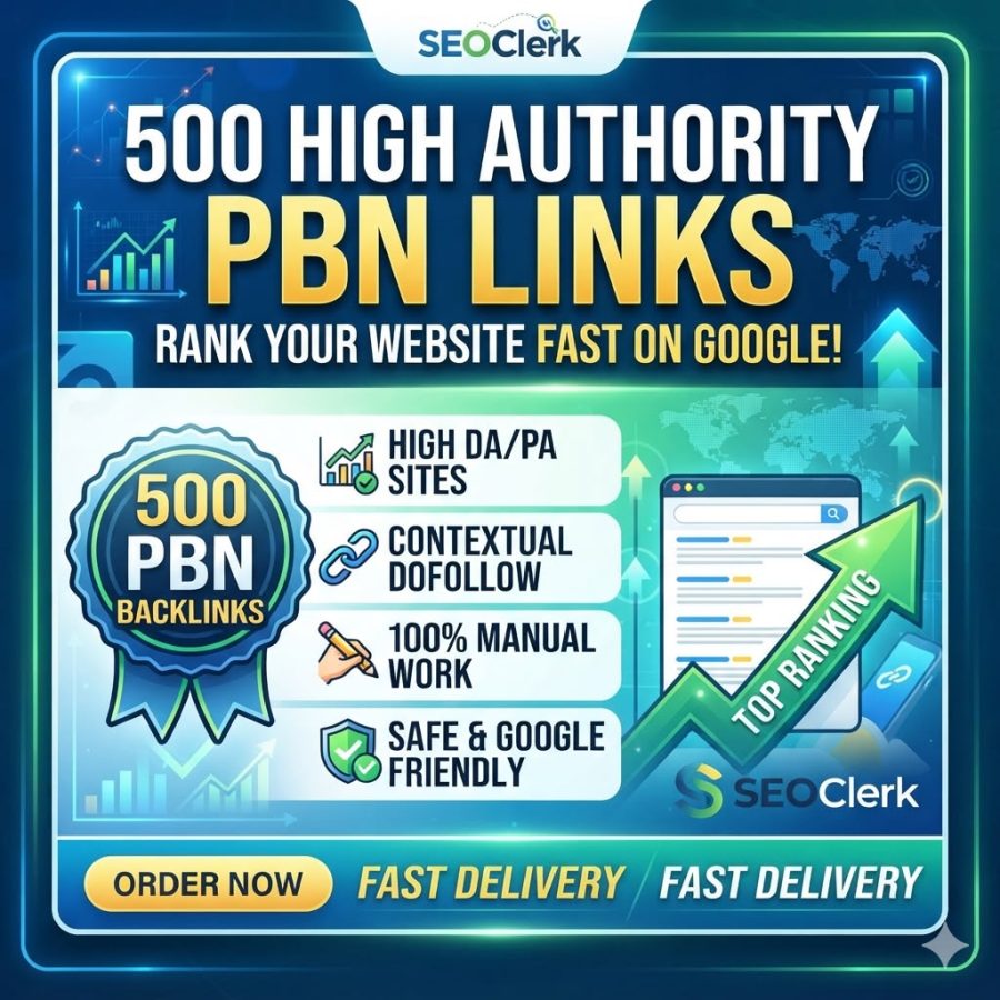 I Will do high quality 500 High Quality PBN Backlinks for Your Website 