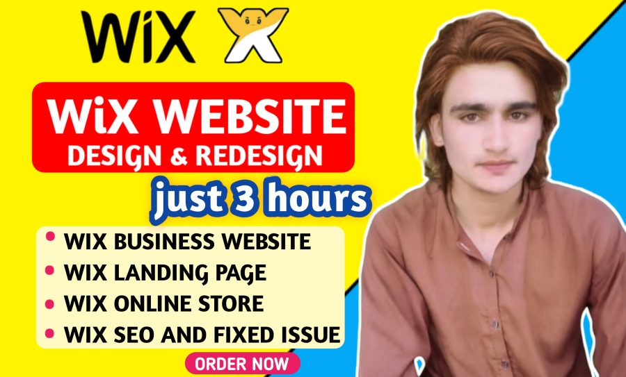 I will design wix website for your business or redesign the wix website, wix developer