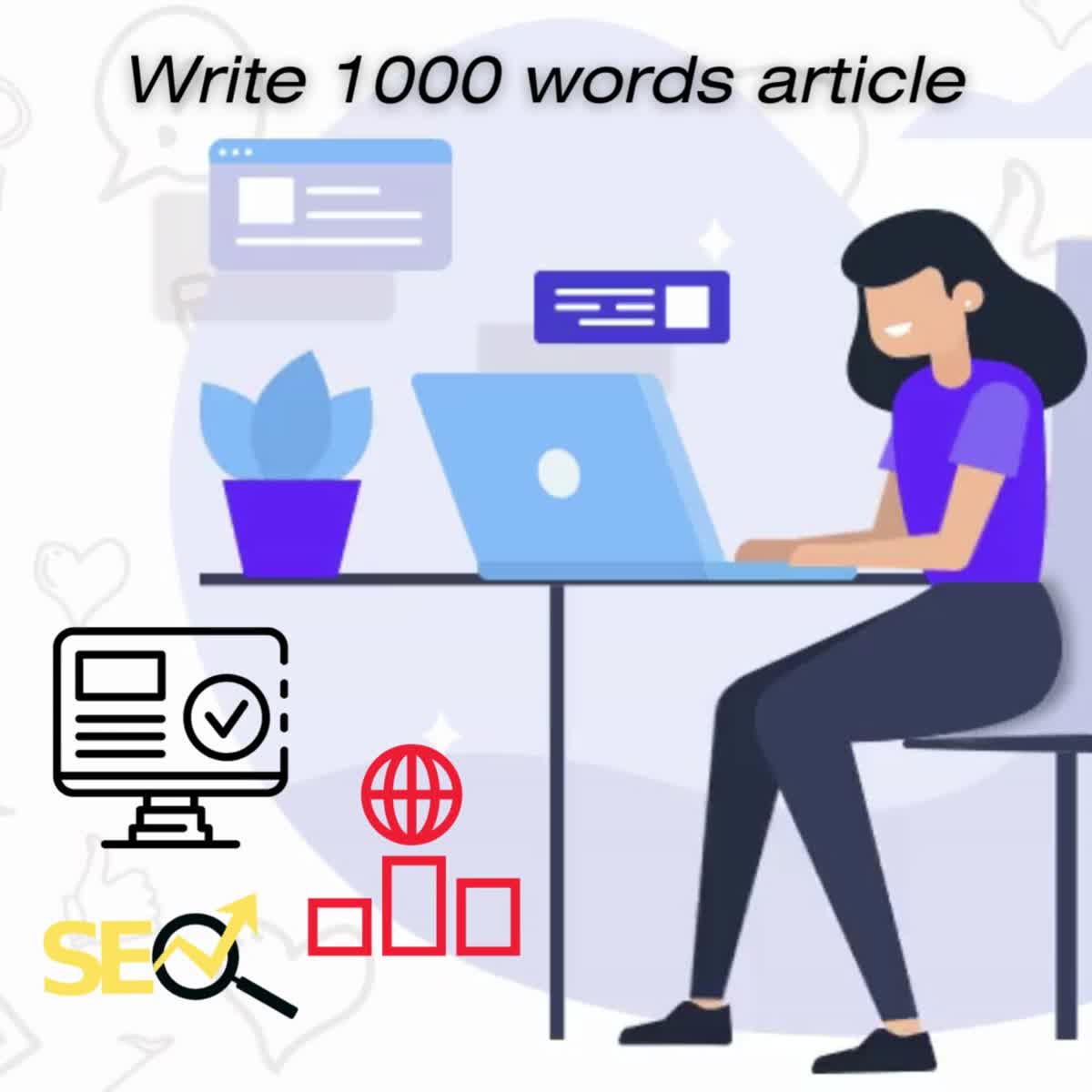 I can write 1000-word professional engaging article with SEO keyword