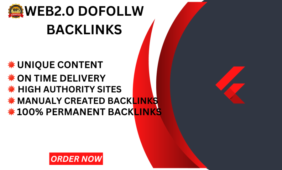I will do Top 100 build web 2.0 backlinks