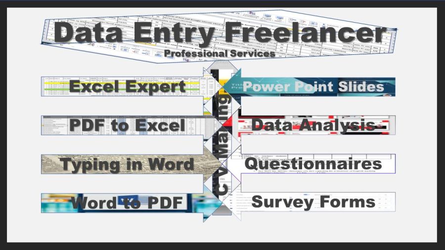 I specialize in delivering professional, efficient typing services of all type of data in Digi forma