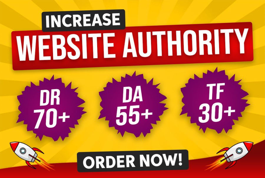 I will increase domain rating ahrefs DR ur domain authority da pa tf cf