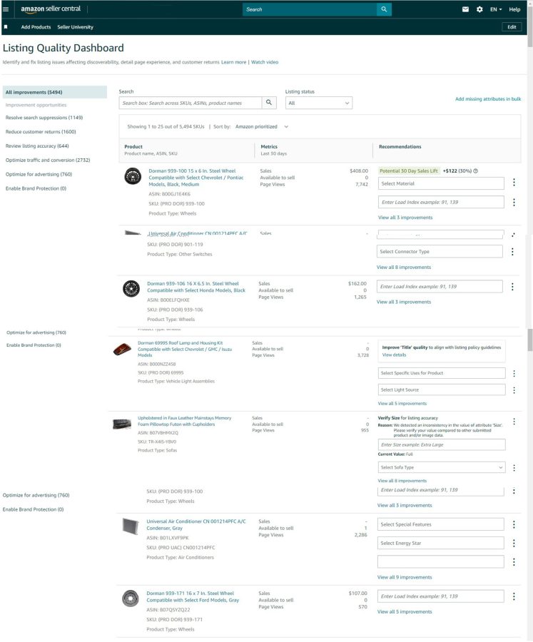 I will do ebay, amazon and shopify store product listing