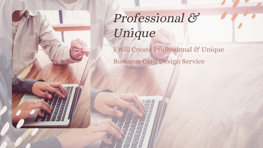 I Will Create Professional & Unique Business Card Design Service
