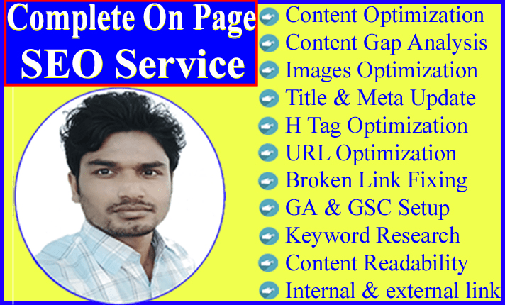 I Will Do Proper On Page SEO Optimization Using Advanced Techniques
