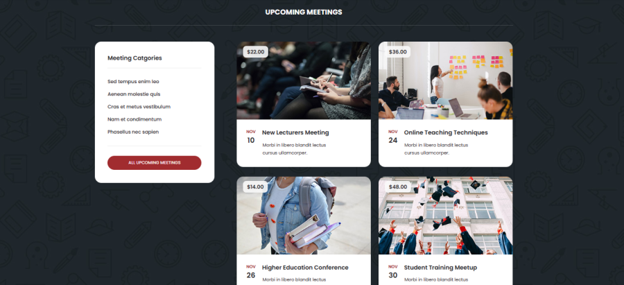 Online Learning Marketplace and Meeting
