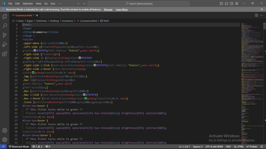 I will create a modern, responsive website using HTML, CSS