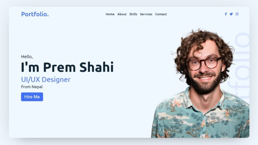 I will create a portfolio website