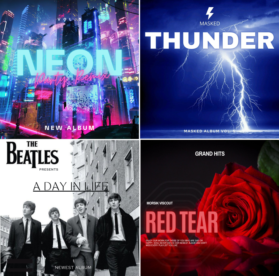 I can design unique and profession music album covers 