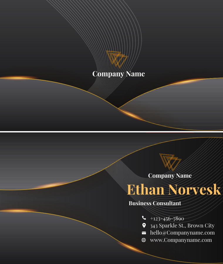 I will make Professional business card for you and your brand