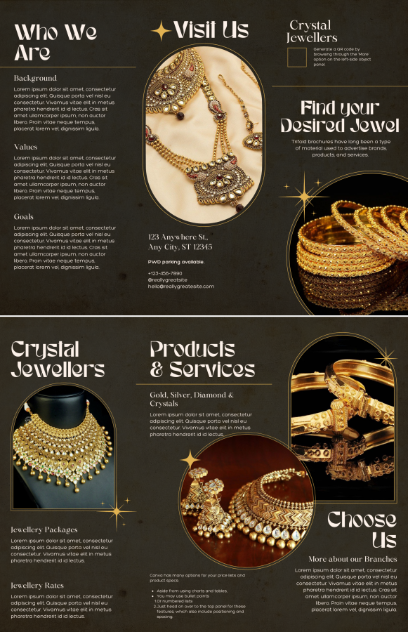 I will design unique Trifold brochures for you 