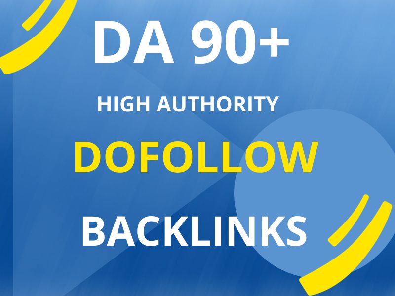 provide high quality high authority dofollow backllinks da 90 plus only 5 $ 
