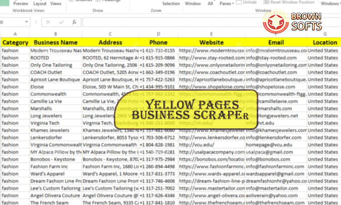 We offer comprehensive data extraction services from Yellow Pages.