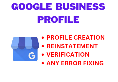 I will create and fix google business profile 