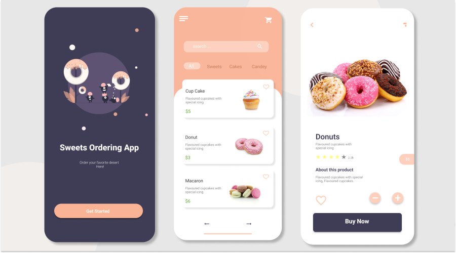 I will design clean mobile and web app