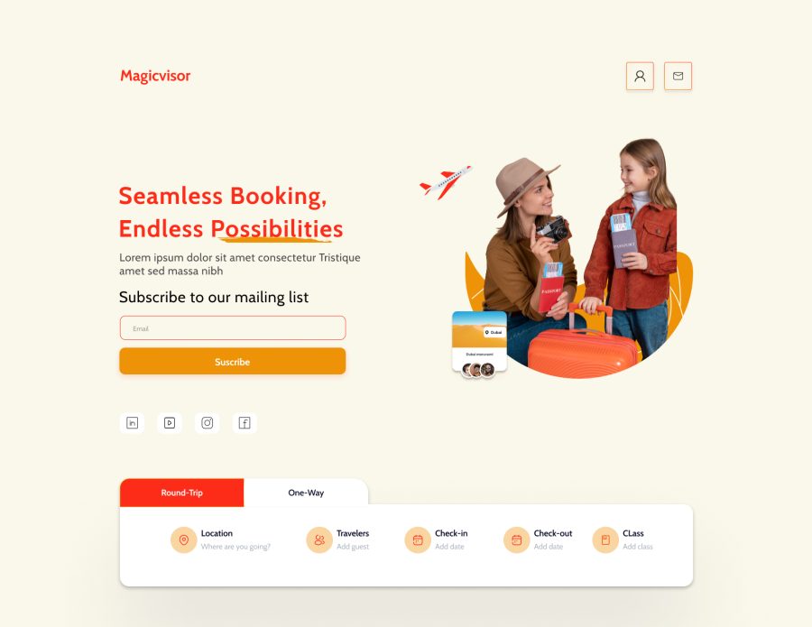 I will do creative and professional UI UX landing page design
