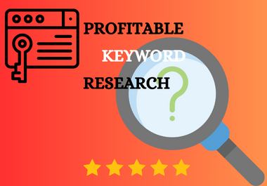 I will do the best profitable kw research for your website 