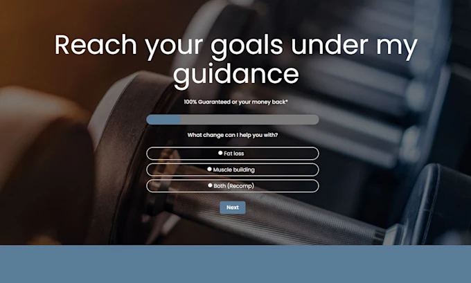 Design a professional business and portfolio website