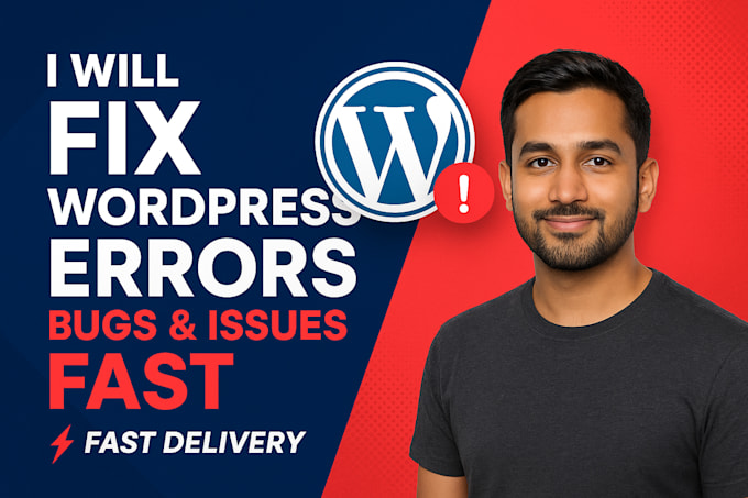 Fix wordpress errors, bugs, and issues fast