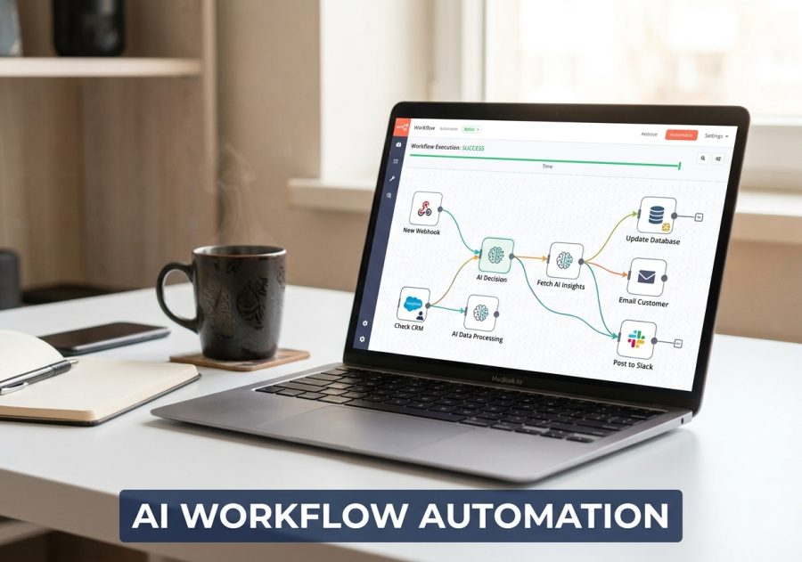I will build AI automation workflows using n8n to save you time and money