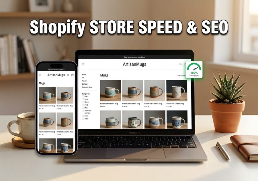 I will speed up your Shopify store and improve its Google SEO