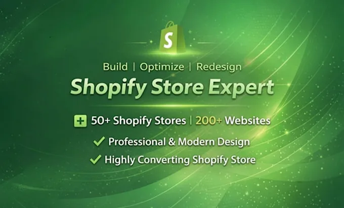 Shopify store design & optimization that drives sales