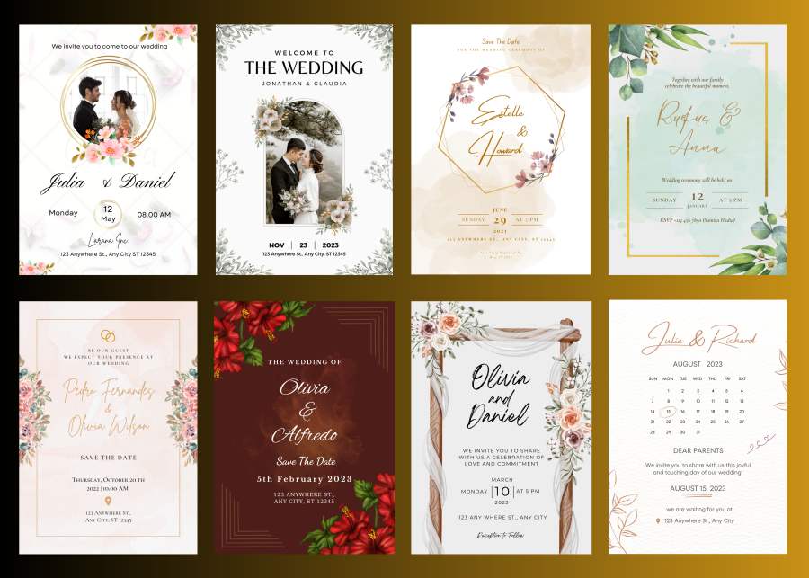 i will design invitation card of weddings, birthdays, party in just 4 hours.