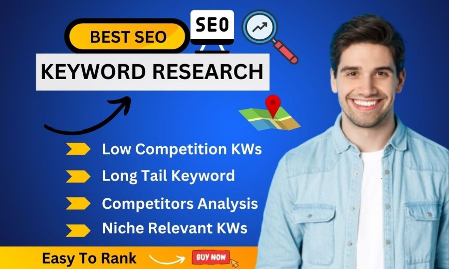 I will do SEO long-tail profitable Keyword Research and Competitor Analysis for $10