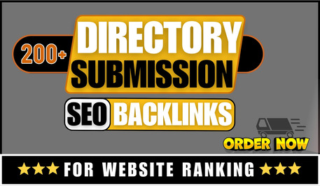 Build 200+ Web Directory Submission Backlinks High DA 30+ Authority
